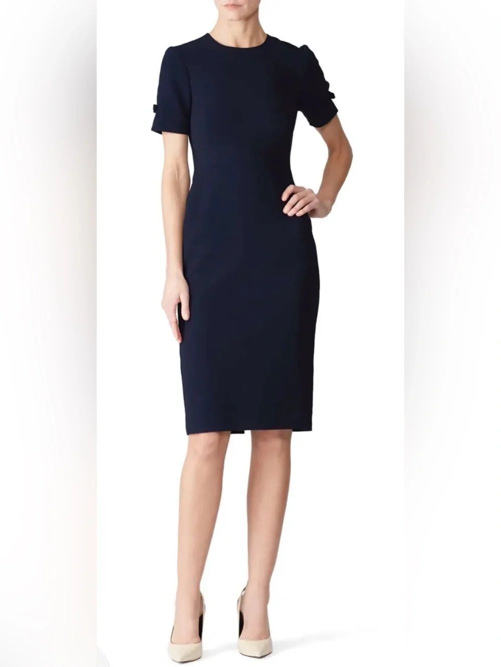 L.K. Bennett Trinu Navy Blue Dress Size 4